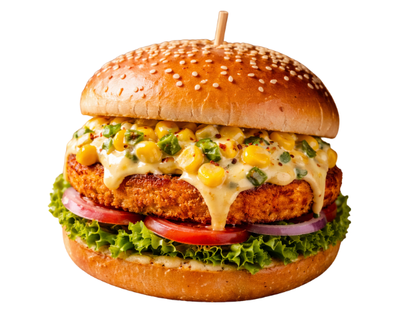 Corn & Cheese Burger
